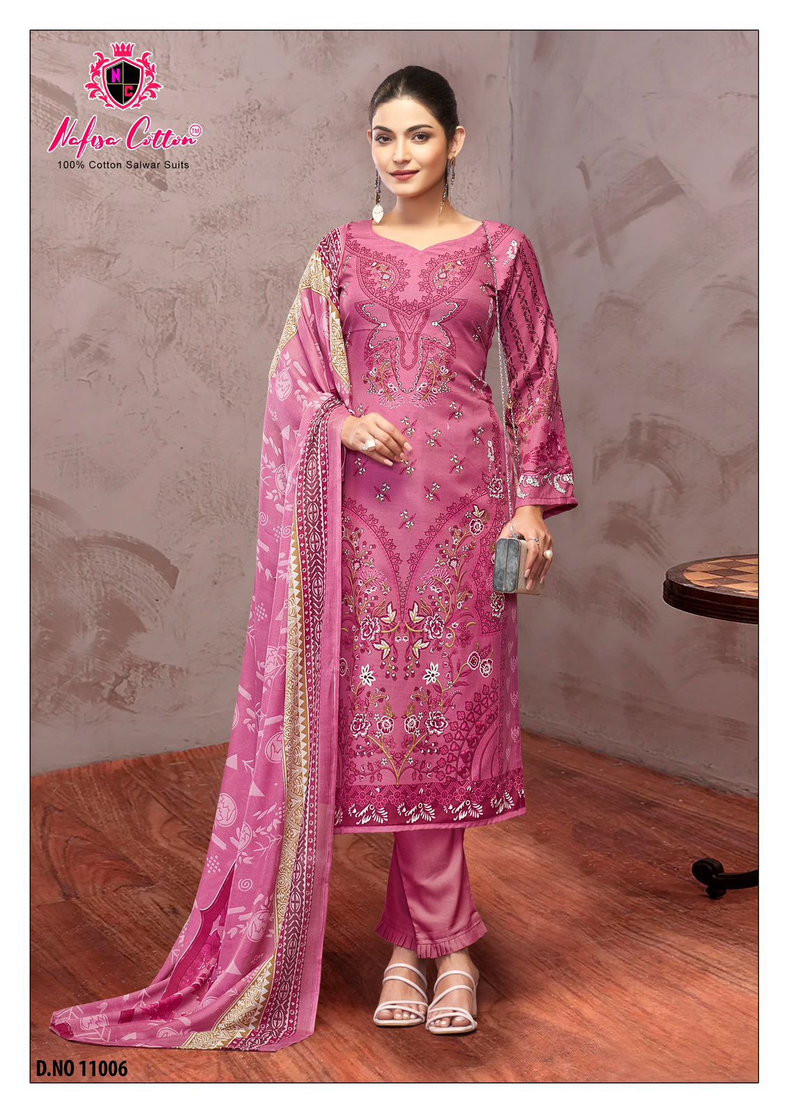 Safina Vol 11 By Nafisa Cotton Digital Printed Dress Material Exporters In India